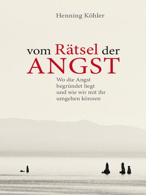 cover image of Vom Rätsel der Angst